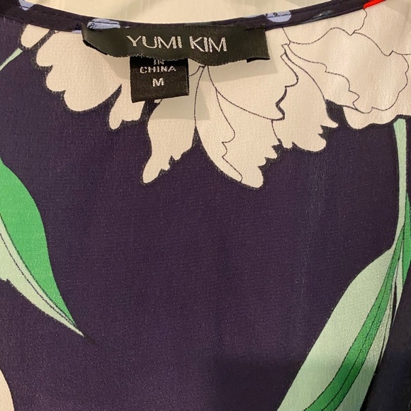 Yumi Kim Women’s Paradise Pretty Wrap Silk Midi Floral Dress medium - Picture 5 of 16